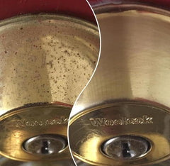 how to clean brass