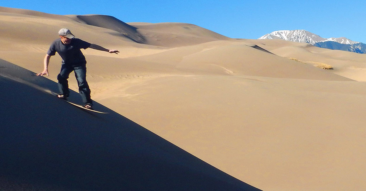 Great Sand Dunes - Sand Sledding | National Park Posters