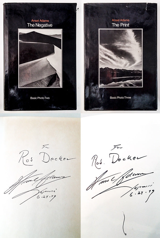 Ansel Adams Autographs for Rob Decker, National Park Posters