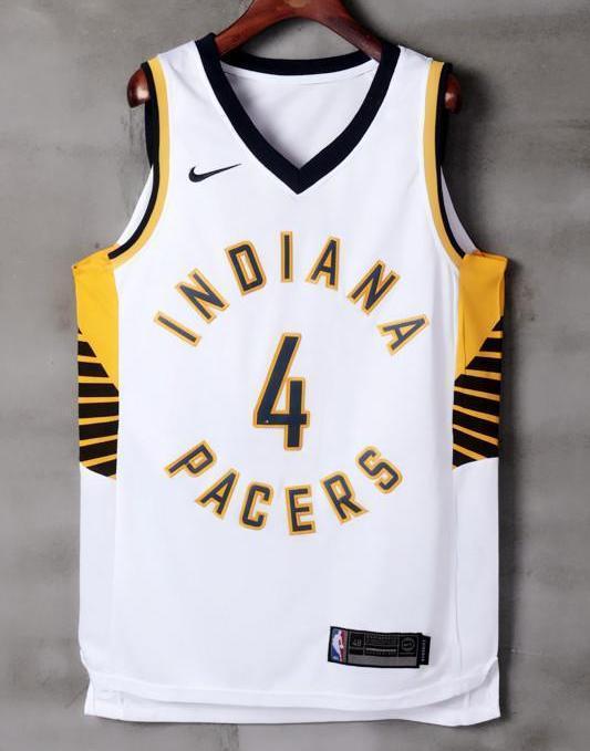 pacers jersey white