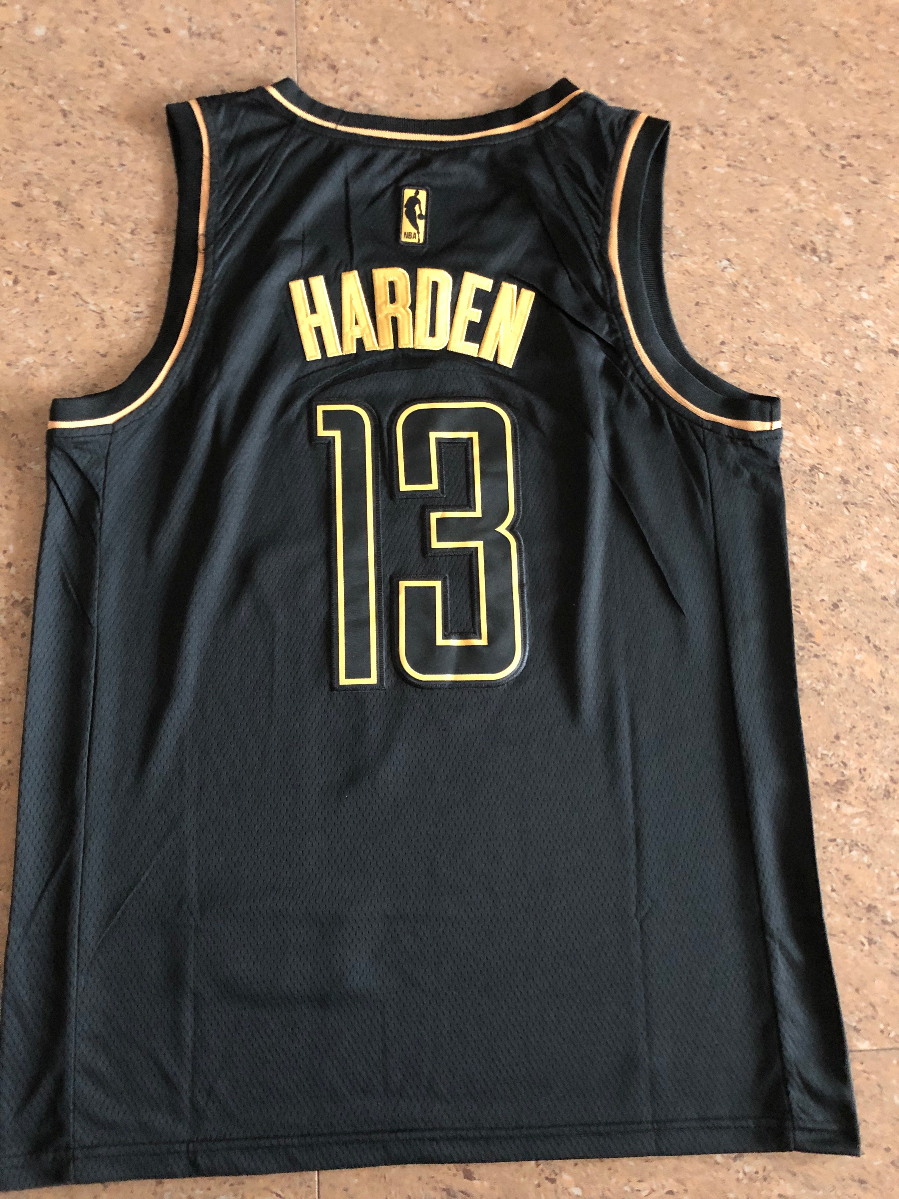 black and gold rockets jersey