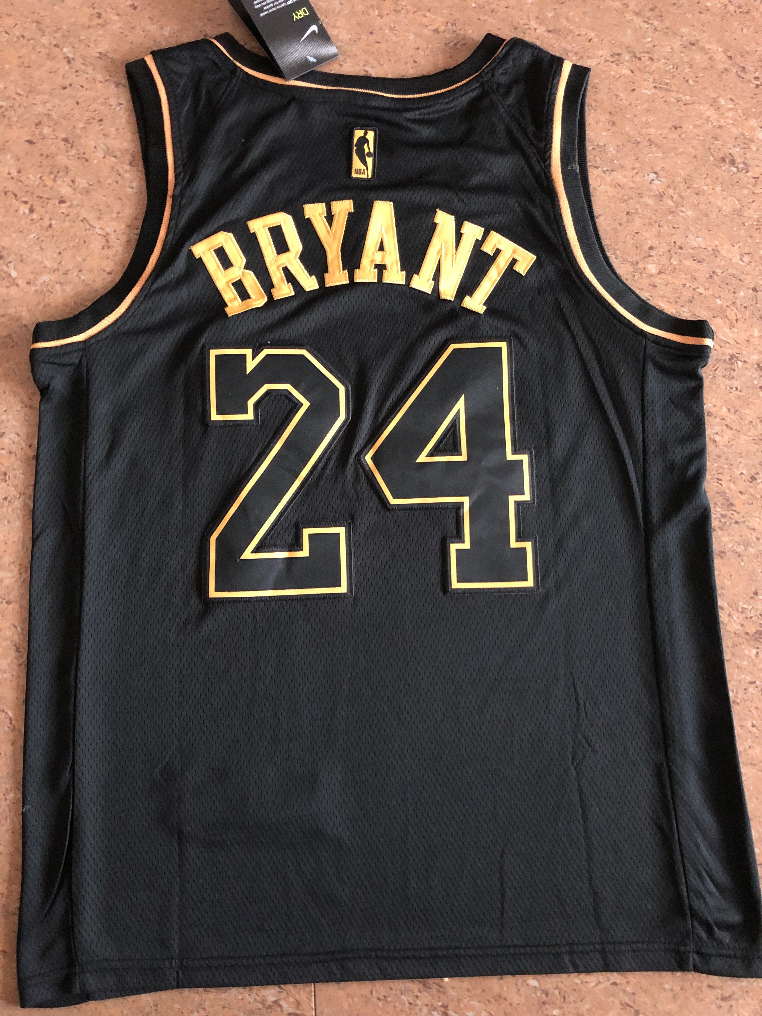 lakers jersey black and gold
