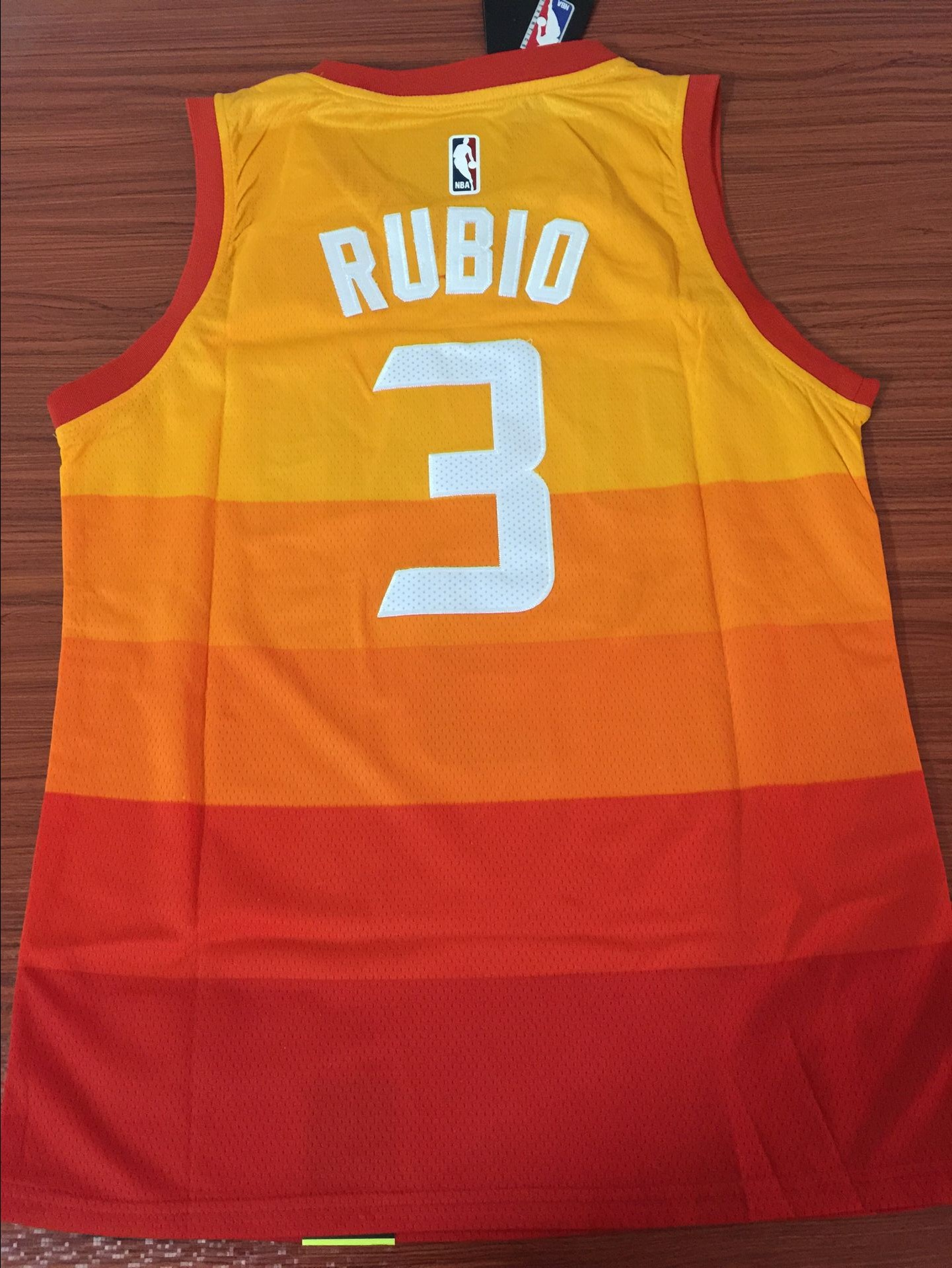 red and yellow nba jersey