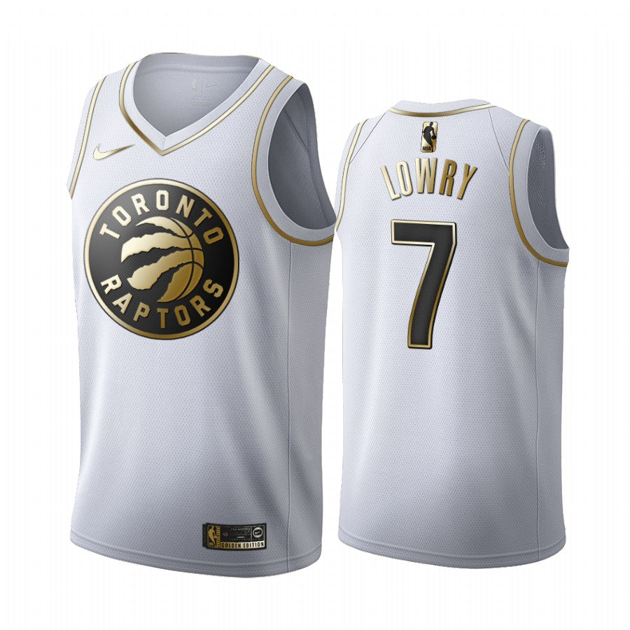 white raptors jersey