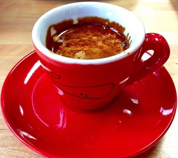 A delicious cup of Red Whale Expresso 