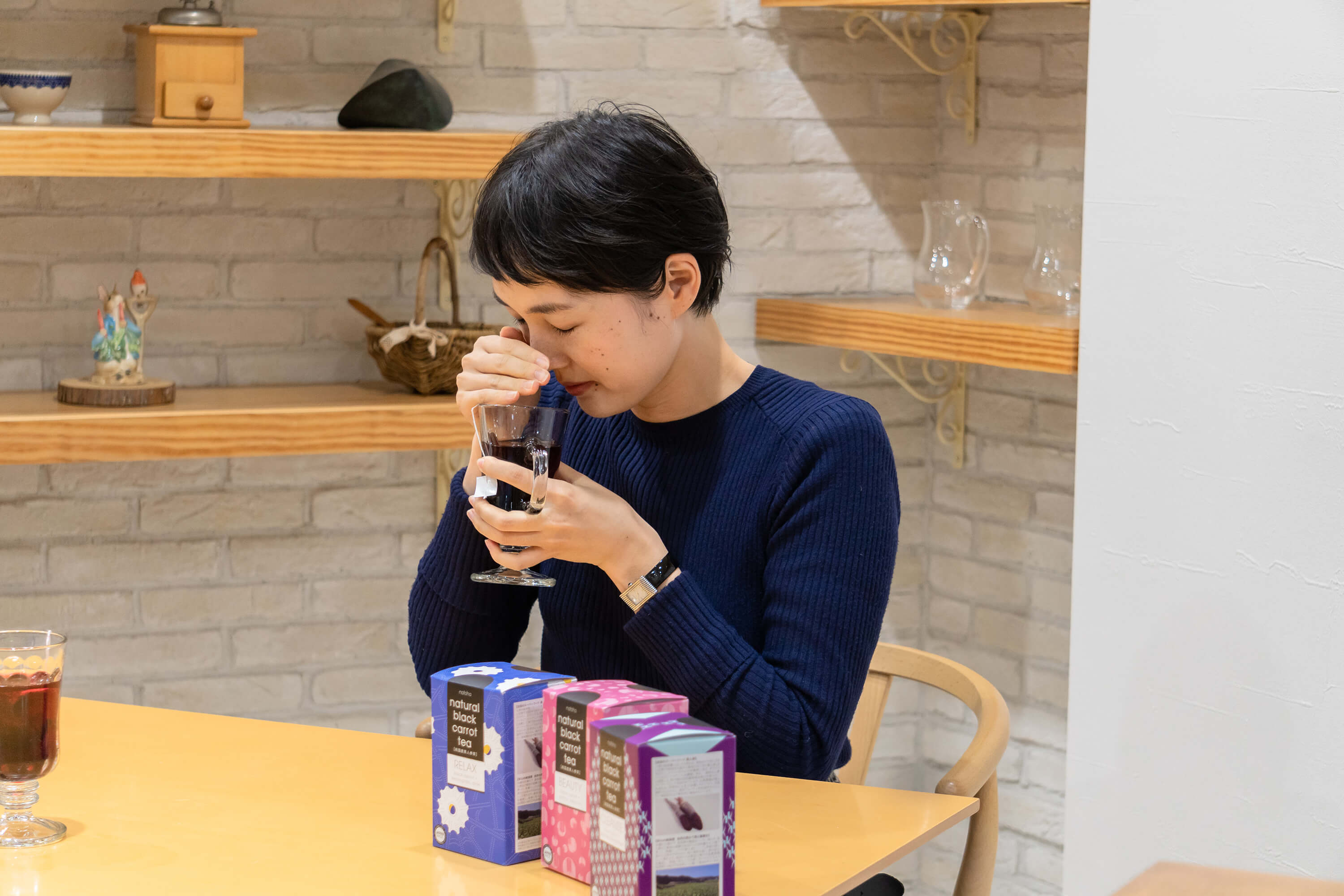 natoha(ナトハ)黒人参茶 上田さん インタビュー ハーブティーの入れ方