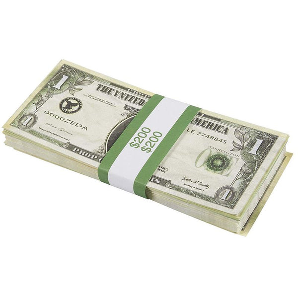 Money Bands Green 7.55 x 1.25 Inches Currency Straps to Organize Bills Self-Adhesive 300-Count $200 Dollar Bill Wrappers ABA Standard Colors Currency Bands