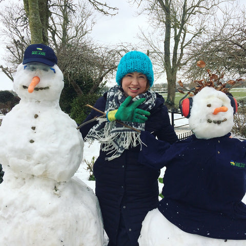 Farm Tours Ireland snowman snowwoman Irish agriculture