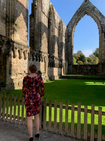 Back of Simple Sew Charlotte Dress