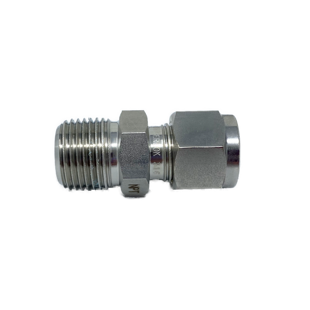 Hot Sale Pneumatic Y Union Male Connector Fitting Tube OD 10mm Threaded 3/8" NPT 