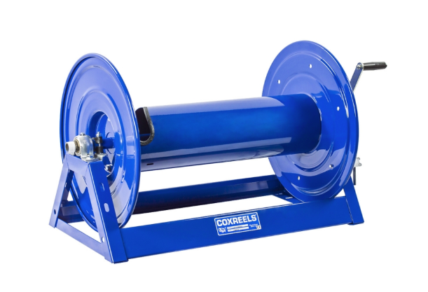 600V 30 AMPS 250' cord capacity 3 Conductors Coxreels 1125PCL-8-H Hydraulic Rewind Hose Reel: 12 AWG 250 cord capacity less cord 