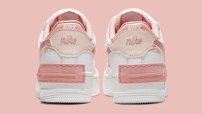 air force shadow white coral pink