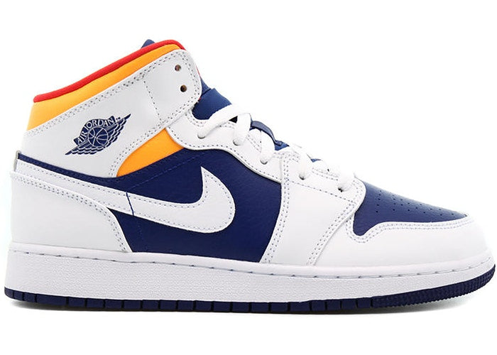 blue and orange air jordan 1