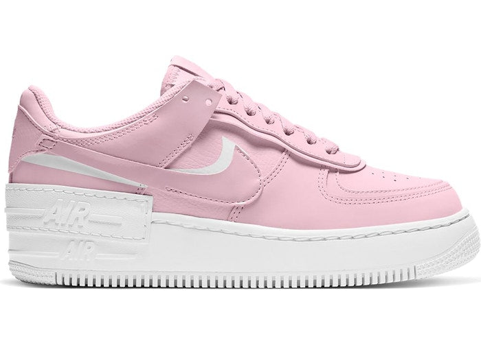 nike air force 1 shadow trainers pink foam white