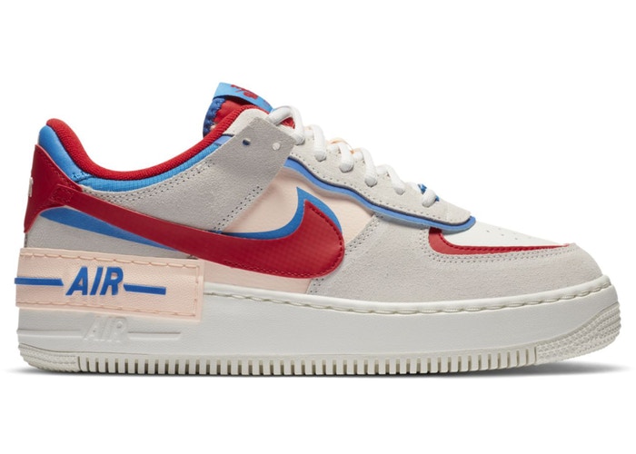 nike air force 1 shadow red and blue