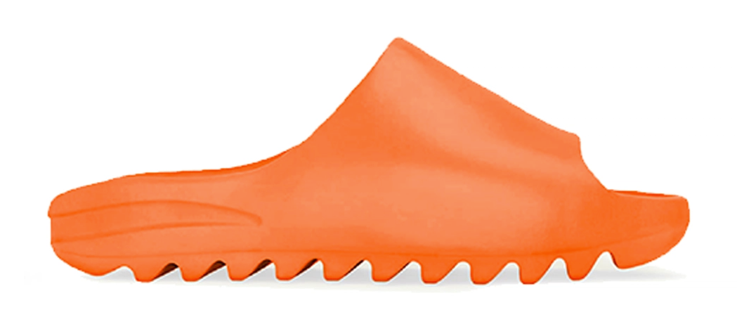 orange slides yeezy