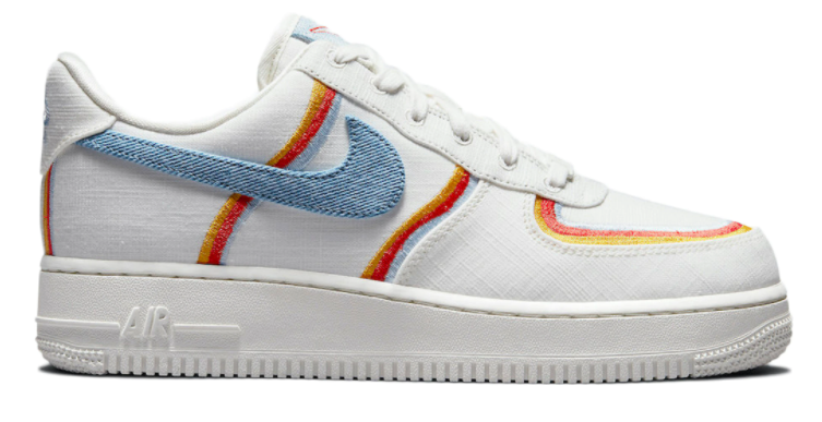 nike air force 1 low sail denim swoosh