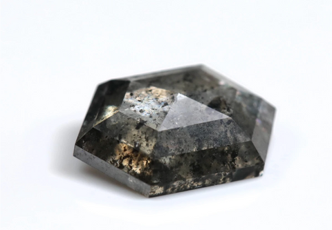 hexagon salt and pepper diamond stone