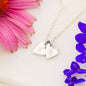 Hey Beautiful - Blue and Gold Birthday Charm Necklace