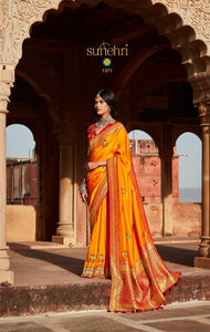 Haldi Special Traditional Designer Saree for Online Sales by Fashion Nation