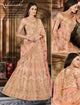 Wedding Special Nakkashi NAK5124 Bridal Light Orange Handloom Silk Net Lehenga Choli - Fashion Nation
