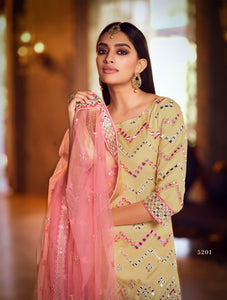 Sagaai Party Wear Designer Sharara Suit for Online Sales by Fashion Nation