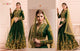 Ethnic Bridal L15 Green Beige Art Silk Net Lehenga - Fashion Nation