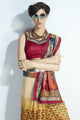 Trendy Wear MIS14 Heritage Motifs Multicoloured Handloom Silk Saree - Fashion Nation