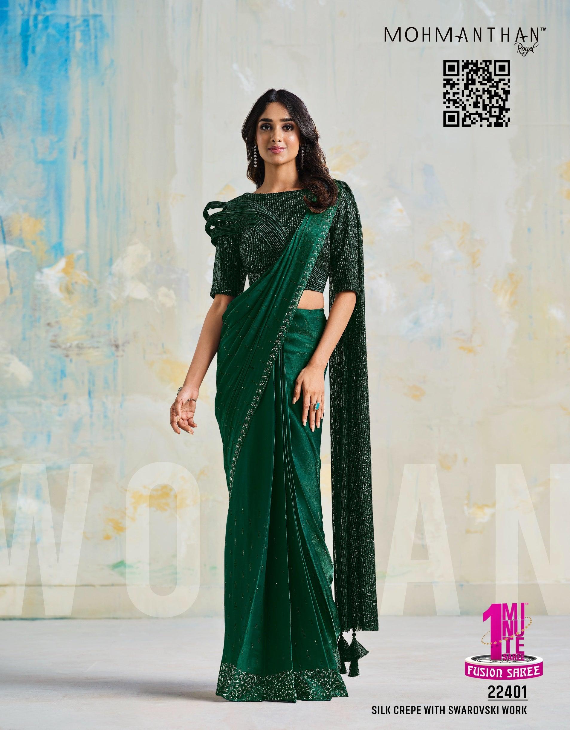 Readymade Saree  Pre-Stitched Designer Sarees For Wedding