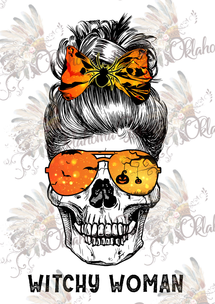 Witchy Woman Skeleton Digital File – Oklahoma Gypsy Designs