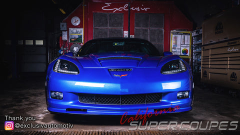 California Super Coupes Chevrolet Corvette C6 Super Widebody Conversion installed by Exclusiv automotiv