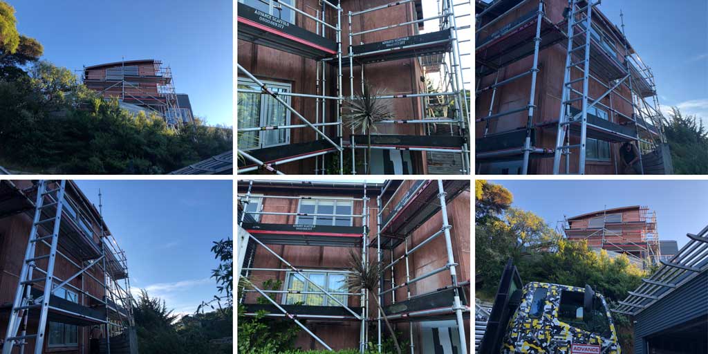 Edge protection scaffolding Plimmerton