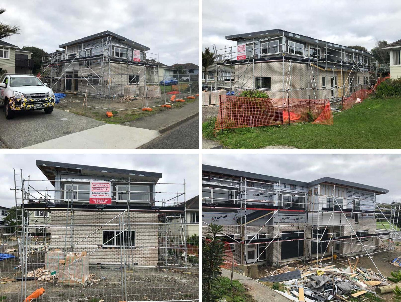 Scaffold For A New Porirua Build