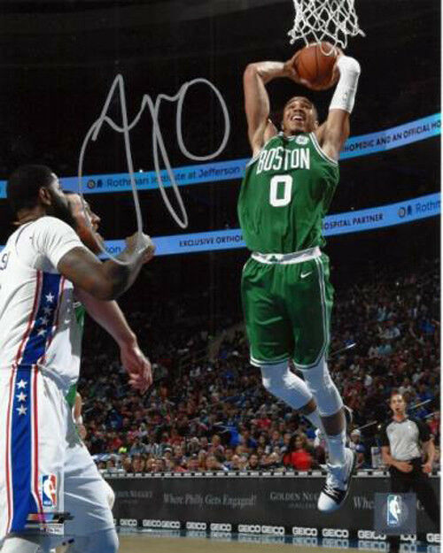 jayson tatum autographed jersey