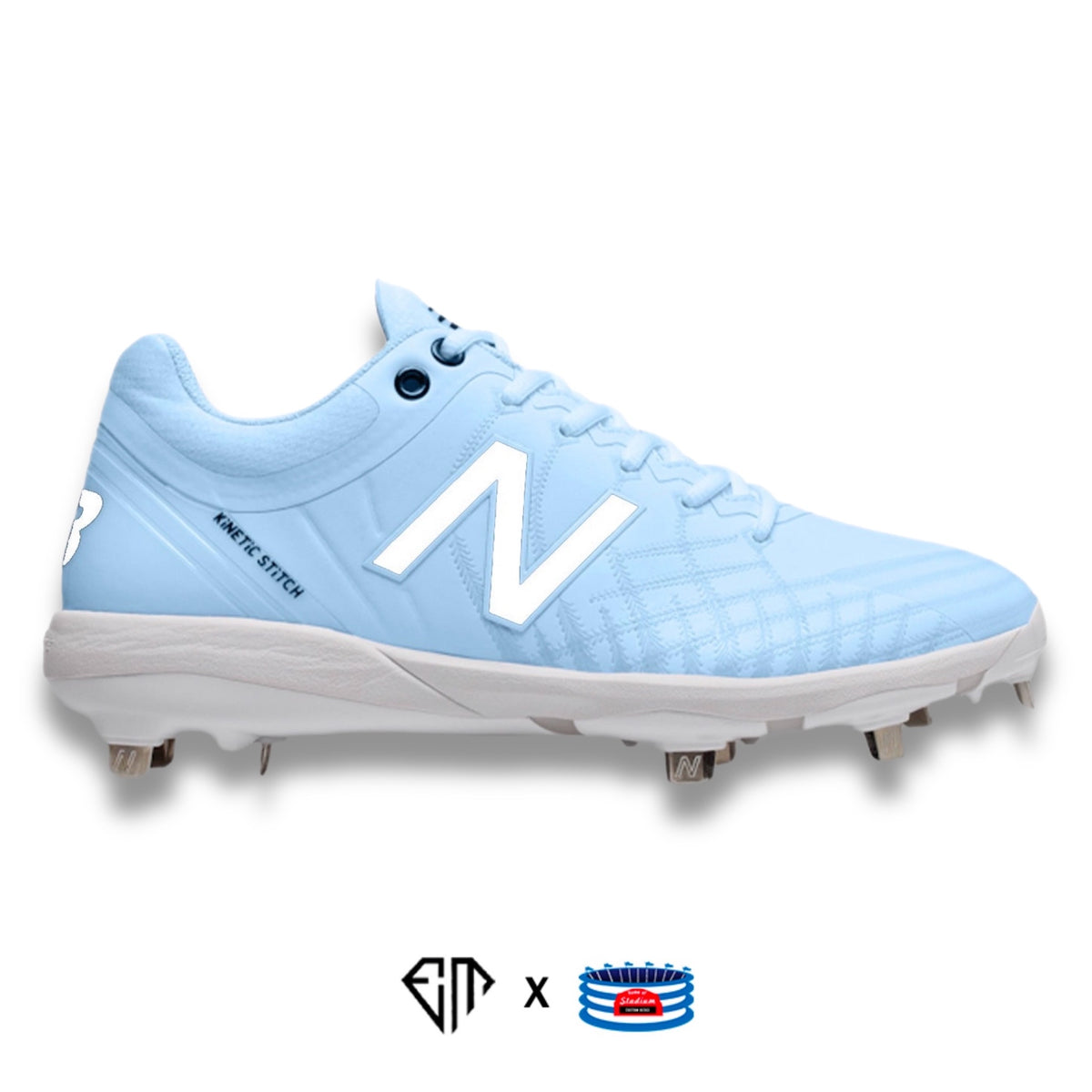 baby blue baseball cleats