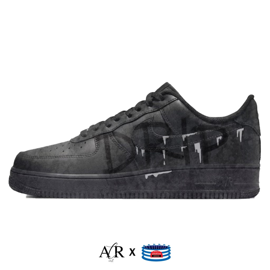 Drip" Nike Air Force Low Shoes – Stadium Custom Kicks