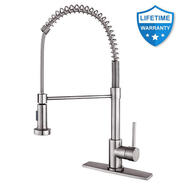 Commercial Kitchen Sink Faucet With Pull Down Sprayer Zhyou Faucet