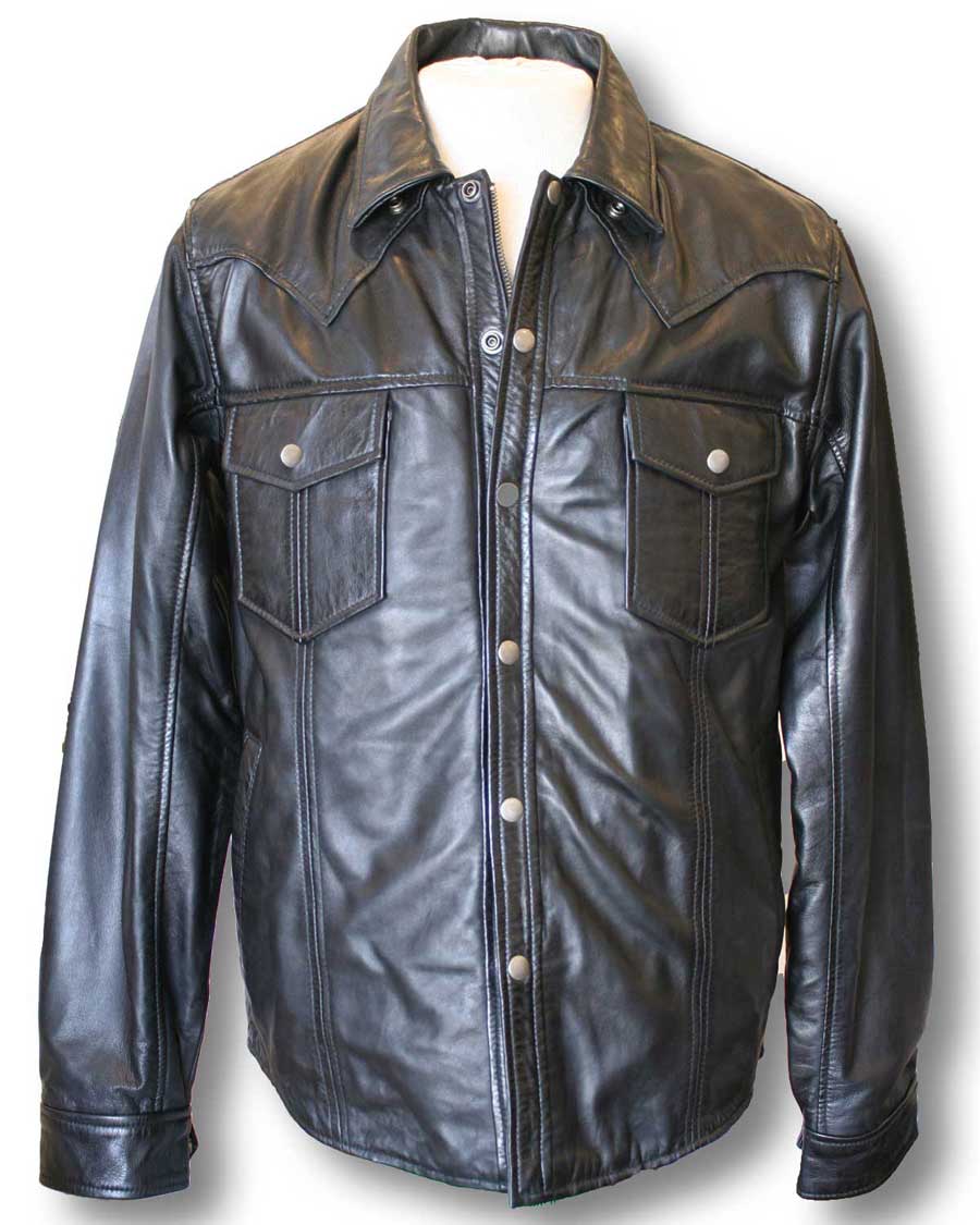 Leather Shirt Big and Tall sizes 
