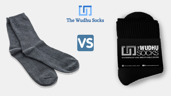 khuffain (khuff) for wudu (wuzu) versus normal socks