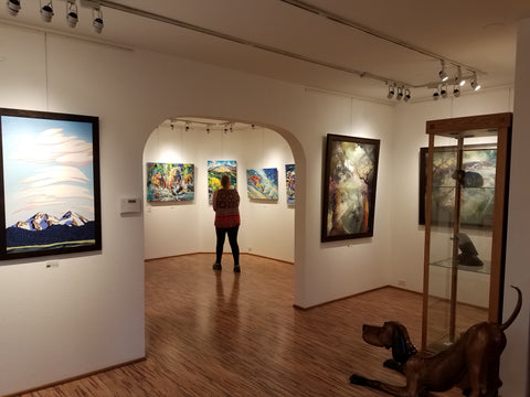 Raitman Art Galleries in Vail and Breckenridge, Colorado. David Gonzales, Tracy Felix, Marty Goldstein, Petras Lukosias