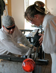 Nicole & Jared Davis Colorado Glass Artists in Vail and Breckenridge, Colorado at Raitman Art Galleries
