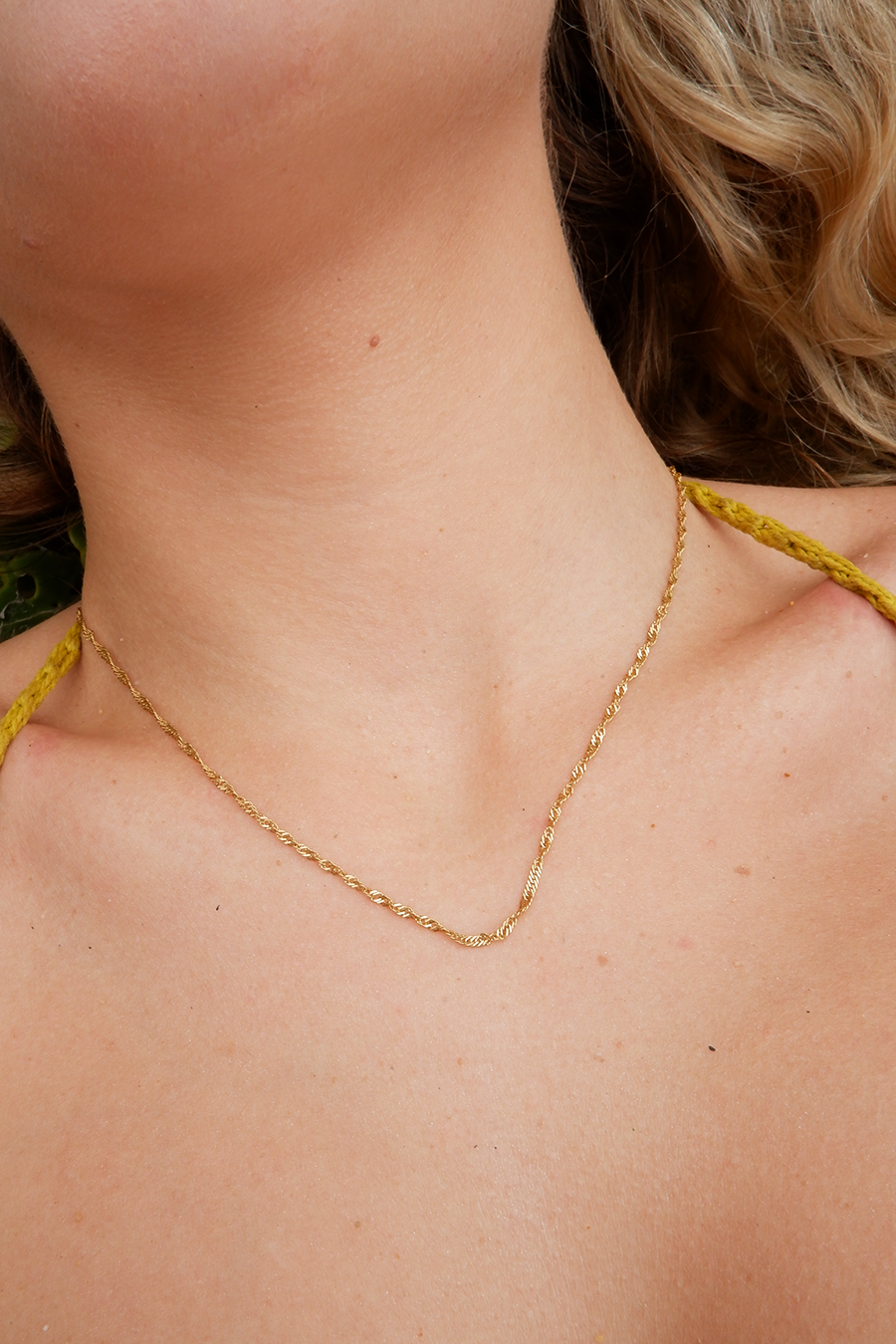 waterproof gold chain necklace