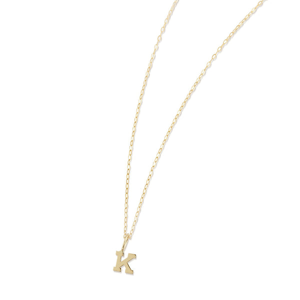 GOLD INITIAL NECKLACE