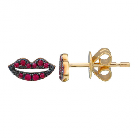 RUBY LIP STUD