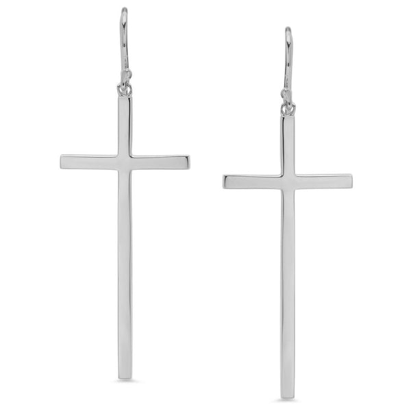 Dangle Cross Earrings