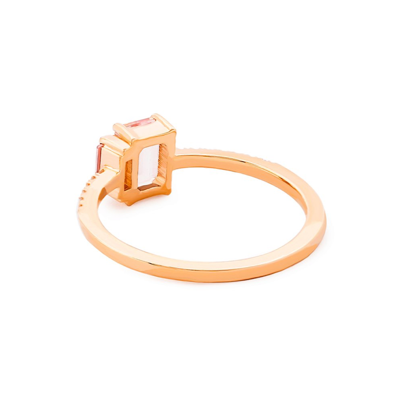 14K BELLA RING - MORGANITE