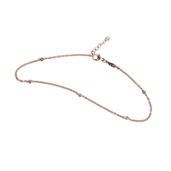 5 Diamond Anklet