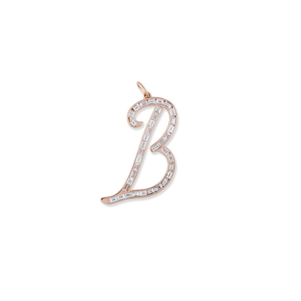 Baguette Letter Charm