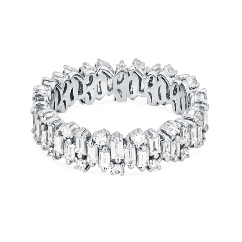 18K SHIMMER ETERNITY BAND