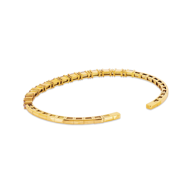 18K DIAMOND HORIZONTAL BANGLE